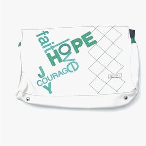 Miche Inspirational White and Green Clutch